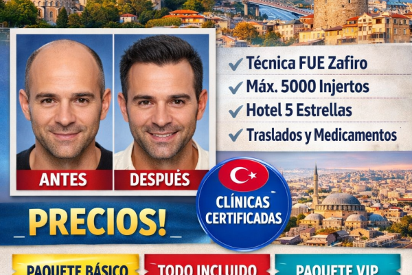 Trasplante Capilar Turquia, Estambul Precios